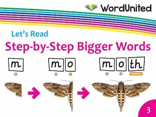 Step-by-Step Bigger Words Paperback – 23 Feb. 2018