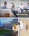 ZUMIMALL Solar Security Cameras Wireless Outdoor, 2K Outdoor Camera Wireless Solar Powered, 2.4G WiFi Battery Camera, 3MP Color Night Vision, Magnetic Mount,Siren,PIR/AI Analyse, IP66, Cloud, Alexa