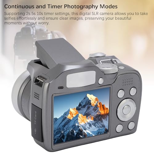 Cámara digital 4K 60MP con zoom óptico 12X y batería extra miniatura 3