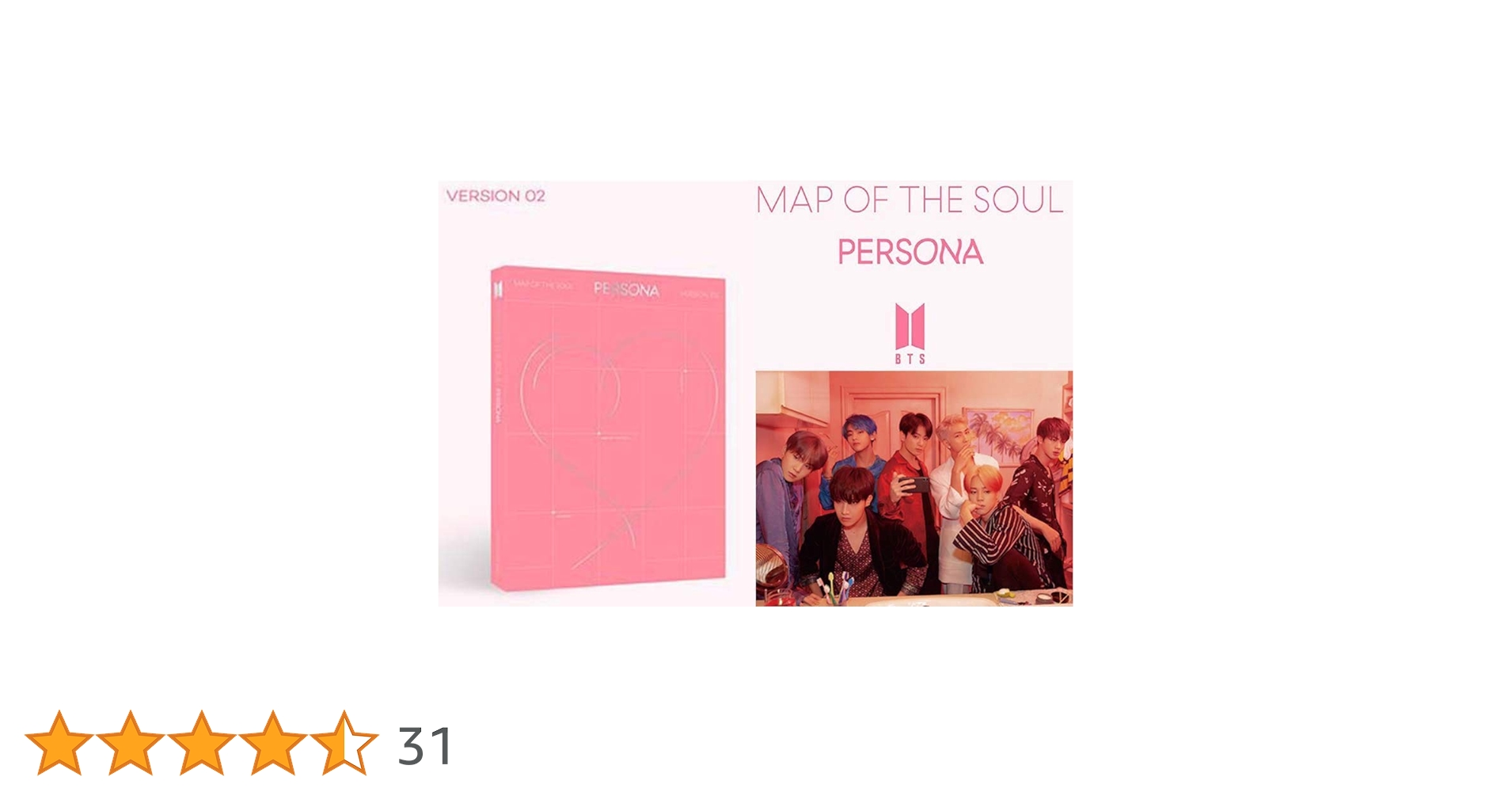K-POP・アジア BTS MAP OF THE SOUL PERSONA version 02 BTS (Version 2) Map of The Soul Persona Album Bangtan Boys