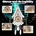 Creative Cuckoo Wall Clock, Wall Mounted Cuckoo Clock, Volume-Adjustable Chiming Coo-Coo Clock with Pendulum, Silent Movement, Home Decor Gift for Living Room Office (Batteries Not Included)