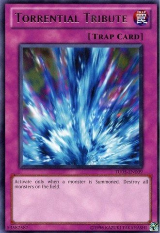 Amazon.com: Yu-Gi-Oh! - Torrential Tribute (TU05-EN009) - Turbo Pack 5 -  Promo Edition