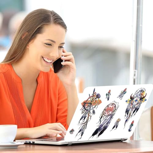 Image of Galaxsia Dreamcatcher D3 Full Body Vinyl Laptop Skin /Sticker /Cover Upto 15.6 Inches Laptops Laminated-Removable-HD Quality Compatible for Hp-Dell-Sony-Lenovo-Asus etc.(15x10 Inches)