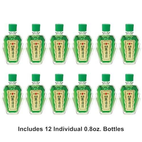 Eagle Brand Natural Medicated Oil, Includes 12 Individual 0.8oz. Bottles