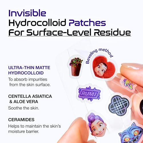 Image of Anua Ultra-Thin Spot Cover Patch, Invisible Hydrocolloid Acne Patch for Face, Cute Pimple Patches, Centella Care for Sensitive Skin, KPop Demon Hunters, Korean Skincare, 55ea