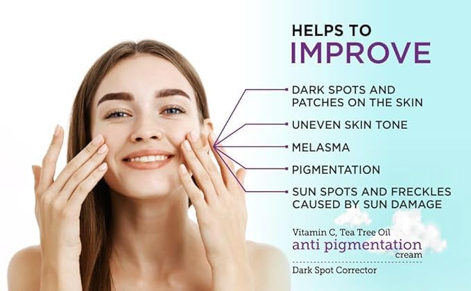 Anti Pigmentation Cream | Removes Dark spots, Fine Lines, Wrinkles & Ageing Spots Suitable for Women/Men - All Skin Types - 30 gm| Even Skin Tone - Pigmentation removal - Image 7