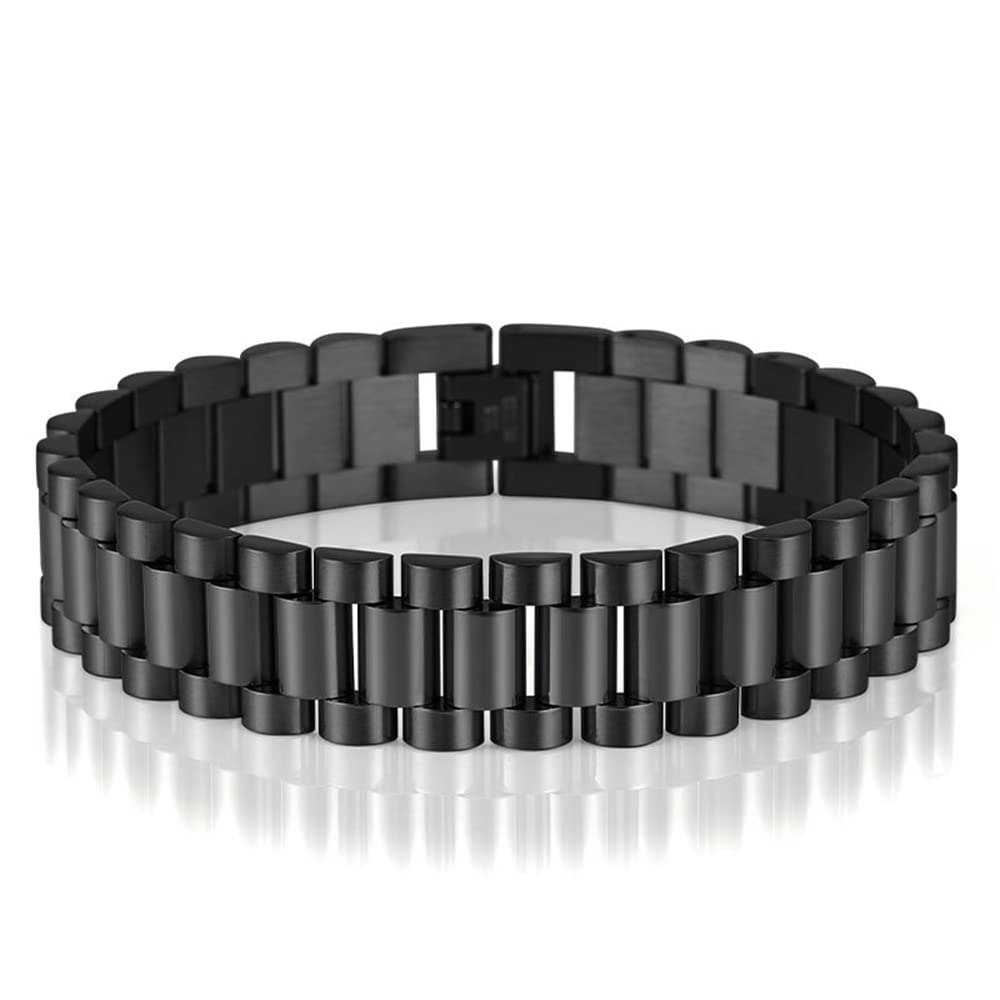 Luxury Roman Royal Crown Charm Men's bracelet Stainless Steel Geometry Pulseiras Men Open Adjustable Bracelets Couple Jewelry Gift