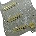 KAISH Aged Pearl Loaded Electric Guitar Pickguard Prewired Pickguard with Wilkinson Pickups for USA/Mexico FD Stratocaster