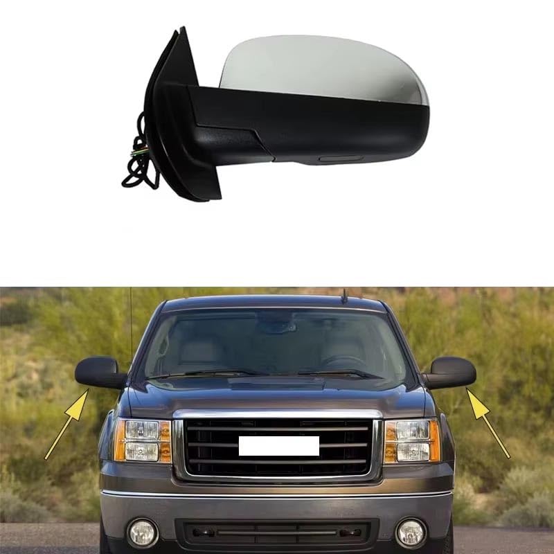 Miroir d'angle mort pour rétroviseur voiture extérieur forme aile étanche - 5