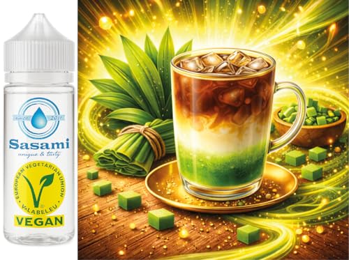 Pandan Latte Macchiato Sasami arôme concentré végan de haute qualité 100ml