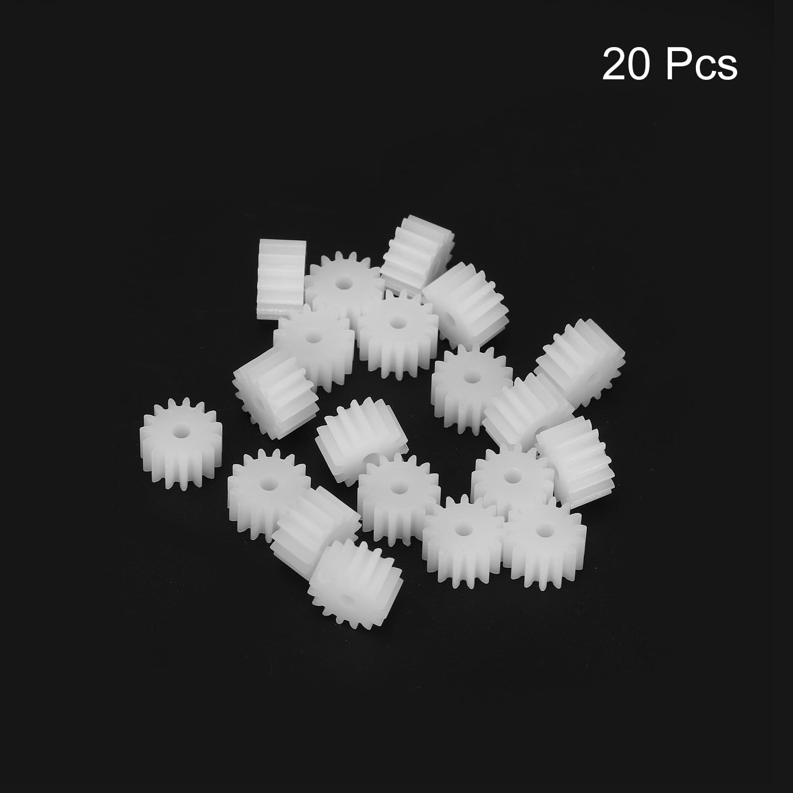 QUARKZMAN Lot De 20 Engrenages Plastique 32 Dents Module 0.5 – Parfait Pour RC Car, Robot DIY Et Modélisme
