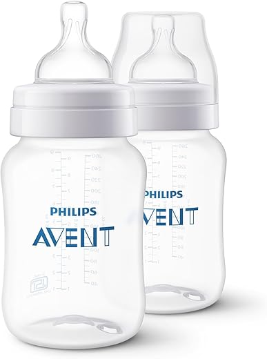 Philips Avent Anti-Colic Baby Feeding Bottles | 9oz/260ml - Pack of 2 | SCY103/20