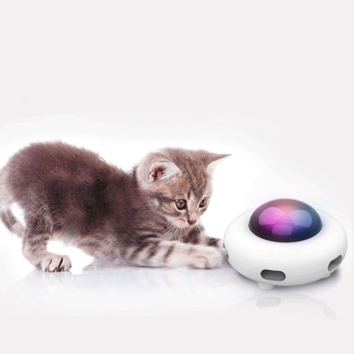 SOIMISS Automatisches Katzenspielzeug mit Zufallsbewegung, 5v 500mah