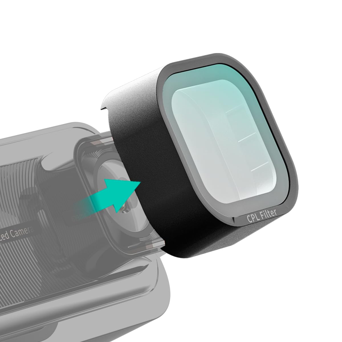 BOTSLAB G980H Circular Polarizing Lens, CPL for Dash Cam, CPL Filter for G980H/G980H Pro Dual Dash Cam, Support G980H Daul Dash Cam Series(Not