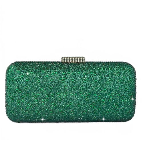 Pochette en cristal vert de soirée pour femme sac chic de mariage par Boutique De FGG