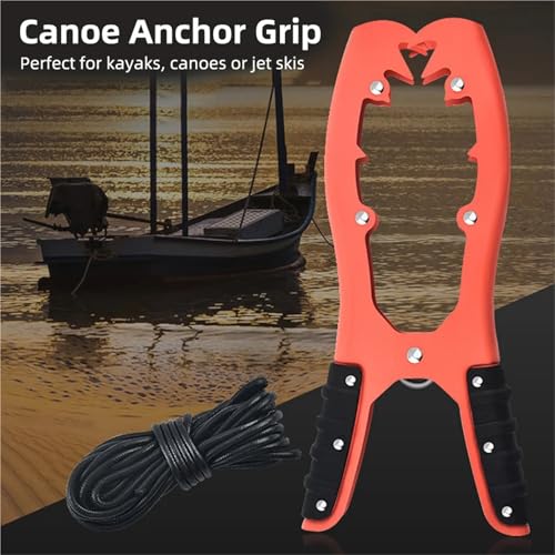 Ancla para paddle surf de acero inoxidable con mordaza ligera para ríos 3