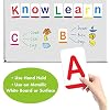 Magnetic Alphabet ABC Flash Cards with Large Uppercase and Lowercase Letters 5.5 x 3.5 (54 PCs)