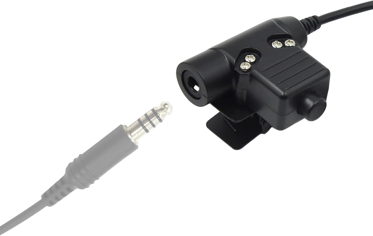 WODASEN Military U94 PTT Adapter Tactical Headset Push to Talk Connector 7.0mm TP-120 to 2 Pin Walkie Talkie for Baofeng UV-5R UV-82 UV-82hp BF-888s AR-152 Archsell AR-5 Kenwood Radio NATO-US Wiring - Image 6