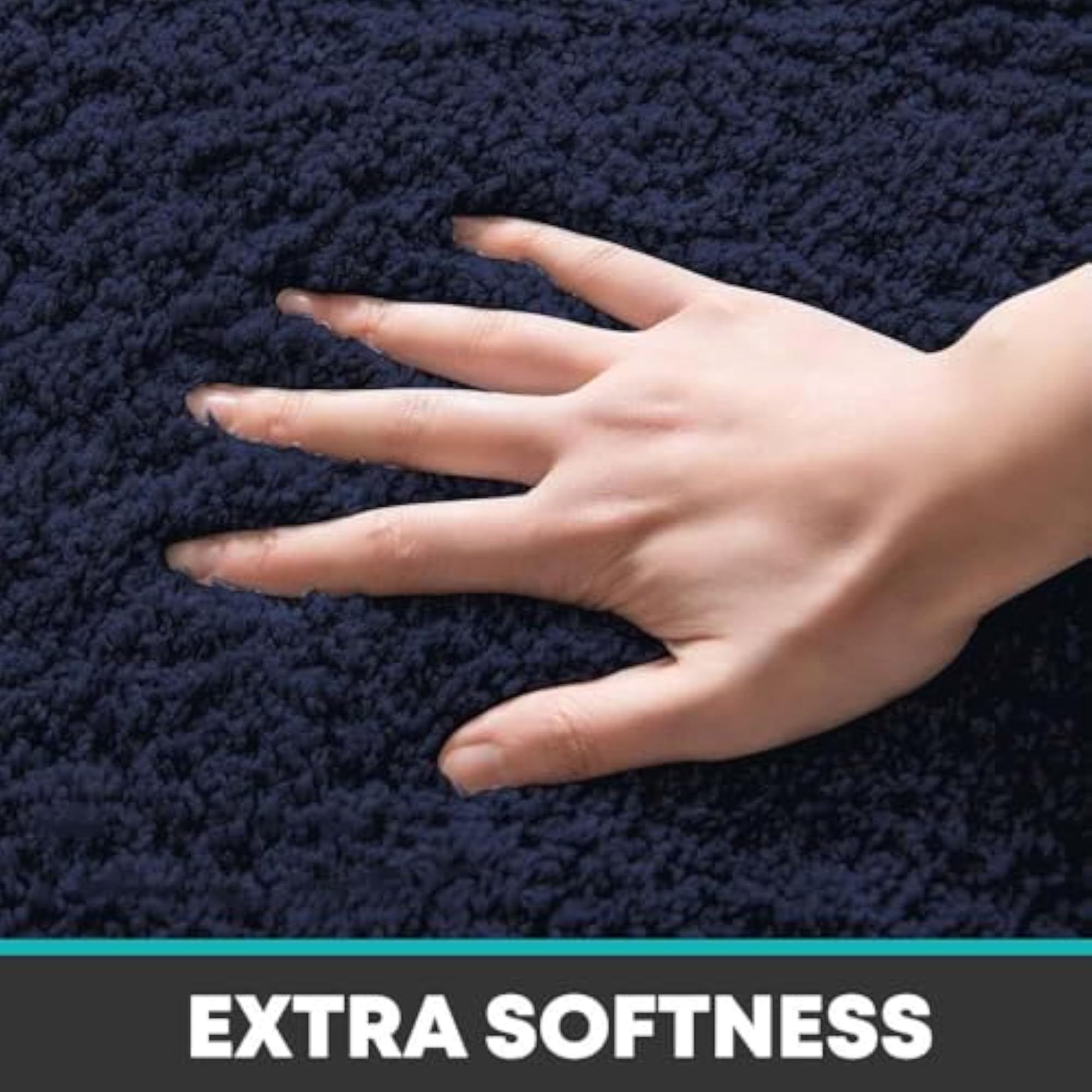 Microfiber Bathroom Mat, 40 x 60 CM