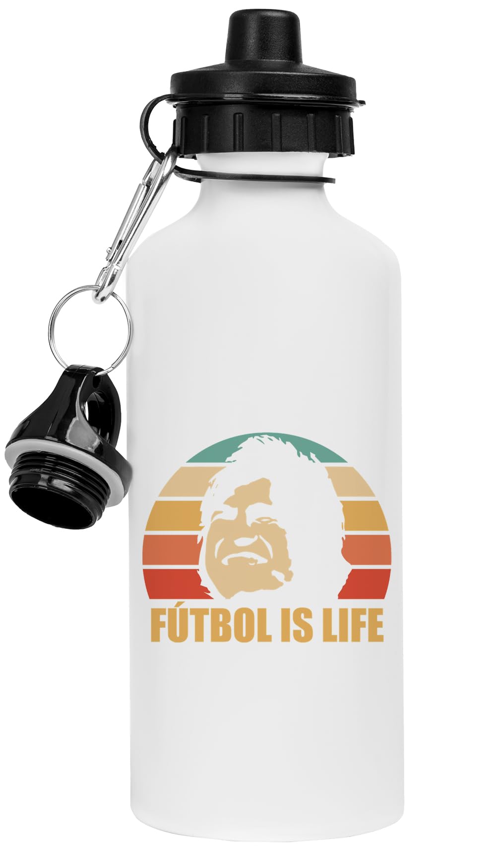Mug blanc en céramique et bouteille d'eau sport cadeau idéal football