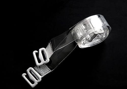 Miniatura 7 de RULASIN Correa de sujetador ajustable transparente, correa de sujetador antideslizante, 2 pares de correas invisibles para el hombro