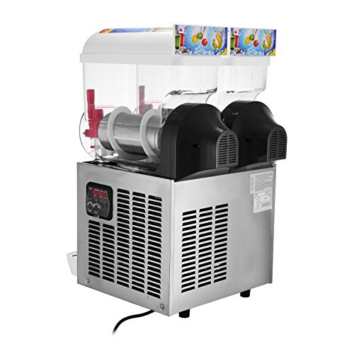 BuoQua Kommerziell Slusheis Maschine 15 L x 2, Slush Eismaschine 400 W, Slusheis Eismaschine -2 ℃ ~ -3 ℃, 41 kg Slushie… – Bild 6