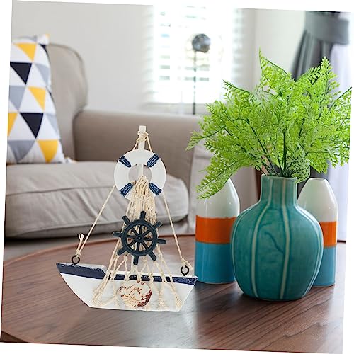 IMIKEYA Vela Mediterrânea Modelo De Náutico Mediterrâneo Modelo De Veleiro Pequeno Modelo De Estilo
