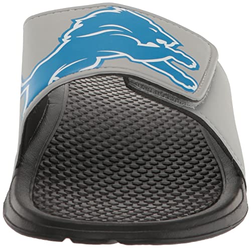 Image of FOCO mens NFL Team Cropped Big Logo Shower Sport Slide Flip Flop Sandals