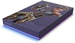 Seagate Shuri SE FireCuda External HDD - USB 3.2, Customizable RGB LED Cyan, Works with PC, Mac, PlayStation, and Xbox, 1-yr Rescue Services (STLX2000402)