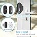 Pool Door Alarms for Home Security Loud, 0-120 Db Volume Ajustable with 4 Modes, Wireless Door Alarm with Remote for Kids Safety/Dementia Patients/Home/Pool (2 Sensor & 1 Remote)