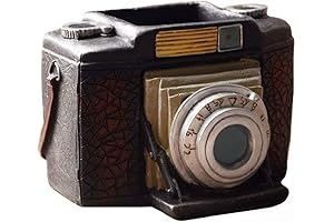Retro Camera Pen Pencil Holder Desk Organizer