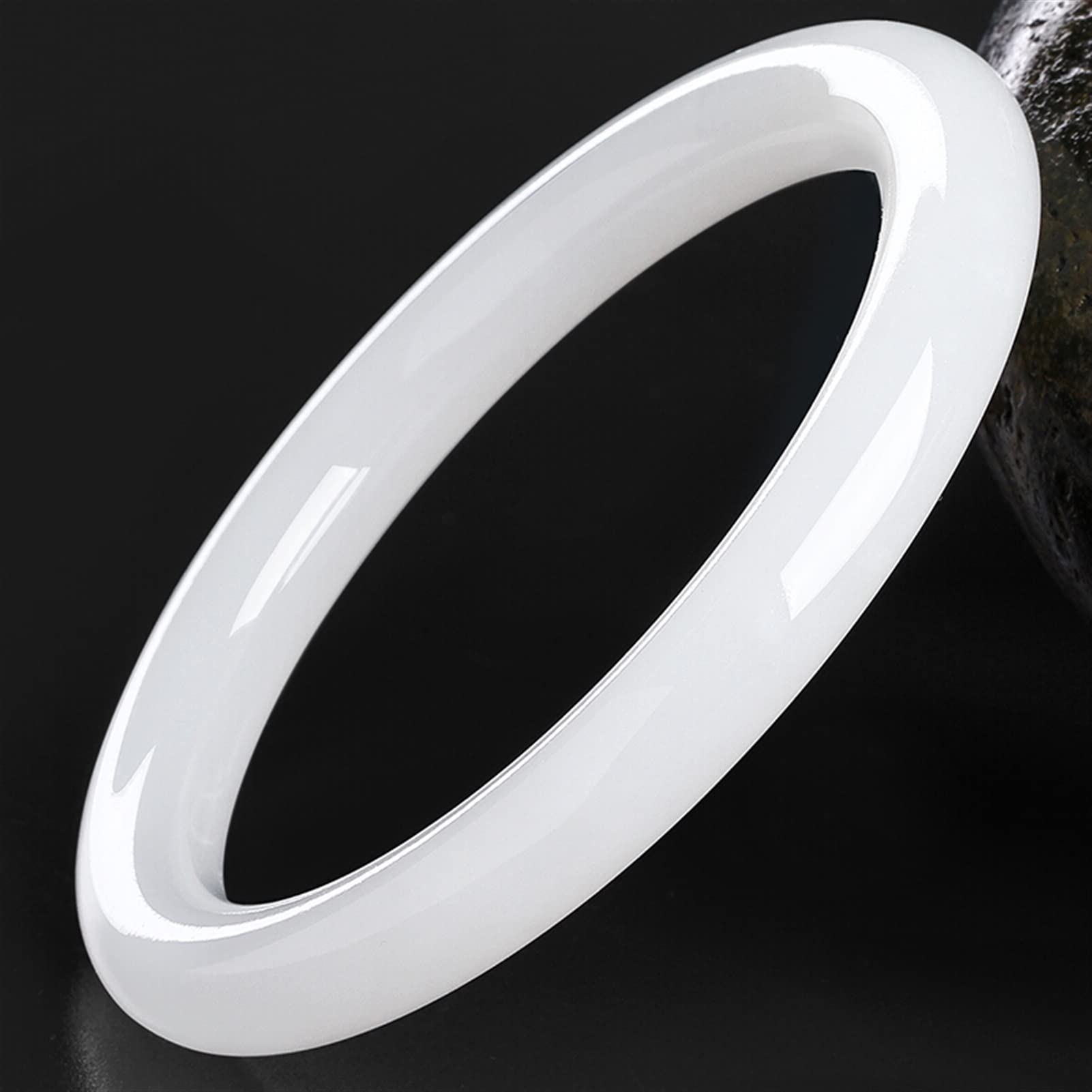 Bracciale Naturale Bracciale Bracciale Bracciale Gioielli Jadeite Regali di amuleto per Donne (Colore Gemma: 5860mm)