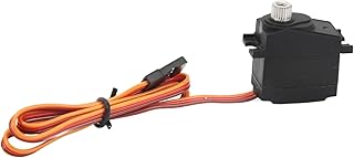 RC Car Micro Servos, Low Noise Metal Gear Micro Servos with 25T Buffer Servo Arm for RC Cars