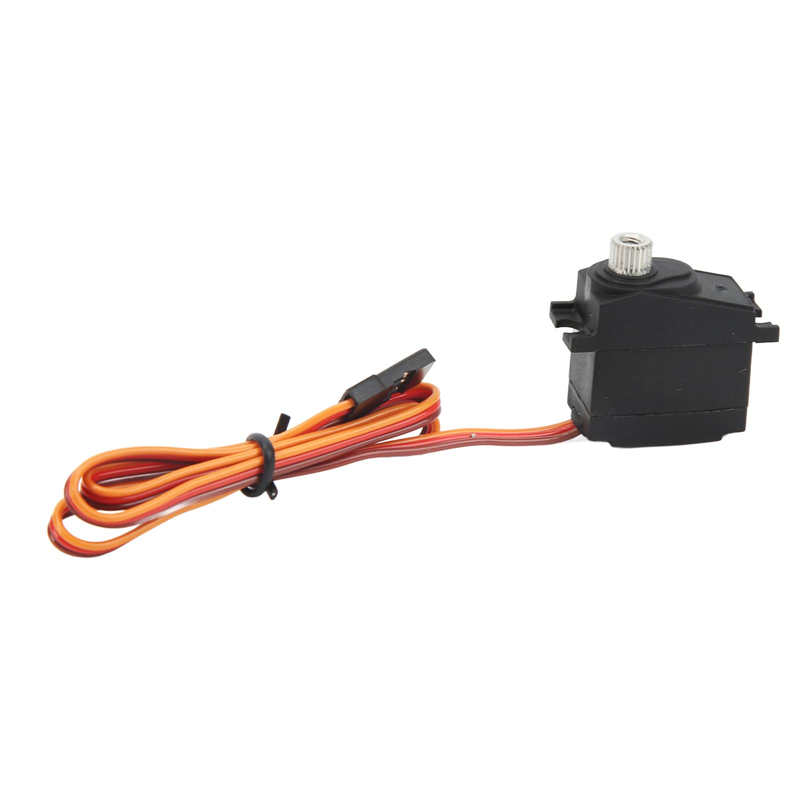 Metalowy samochód RC Mikroserwo o wysokiej wydajności Wodoodporne, stabilne Mikroserwa z metalowymi zębatkami z buforem 25T Ramię serwa dla samochodów Traxxas Summit 1/10 RC (Ti Color)