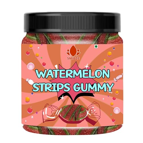Natural Watermelon Strips Gummy 100 GM miniatura 1