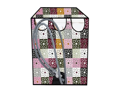 Image of Waterproof Dishwasher Cover for 12 to 15 Place Setting | Suitable with Bosch, LG, IFB, Hafele, Faber & More | Dustproof Appliance Protector Zip Cover Universal Fit-(63X63X88cms Design 13)