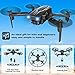 Mini Drone with Camera for Adults Kids - 1080P HD FPV Camera Drones with 90° Adjustable Lens, Gestures Selfie, One Key Start, 360° Flips, Toys Gifts RC Quadcopter for Boys Girls with 2 Batteries