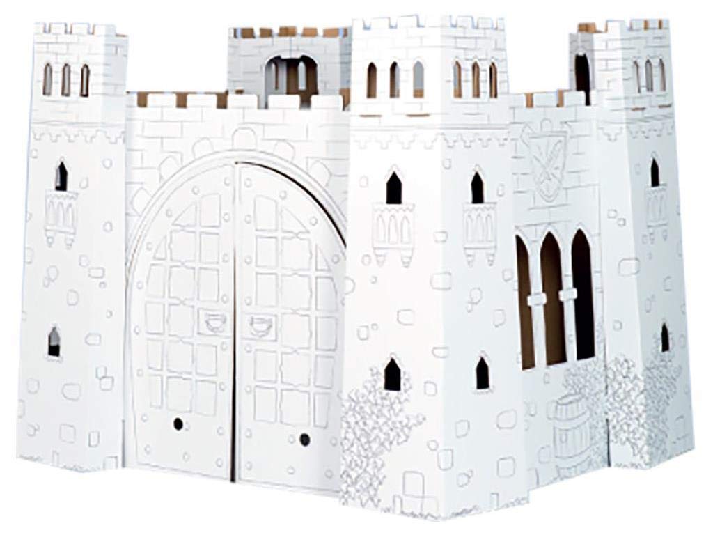 TEKTORADO Schloss 92x73x76 cm zum Zusammenbasteln & Ausmalen 46