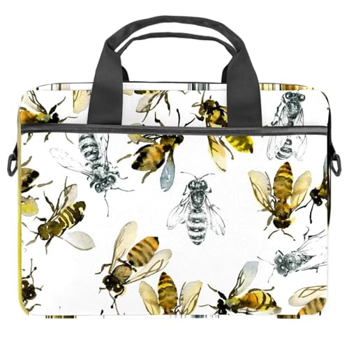 Sac ordinateur 13-14.5 pouces protection antichoc motif aquarelle