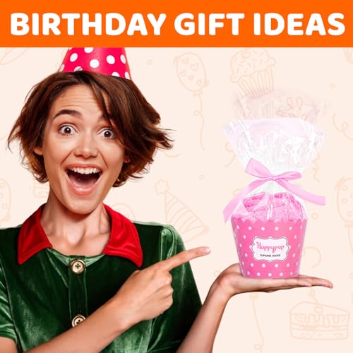 Image of HAPPYPOP Birthday Gifts Ideas for Mom - Pink Month Birthday Socks for Women