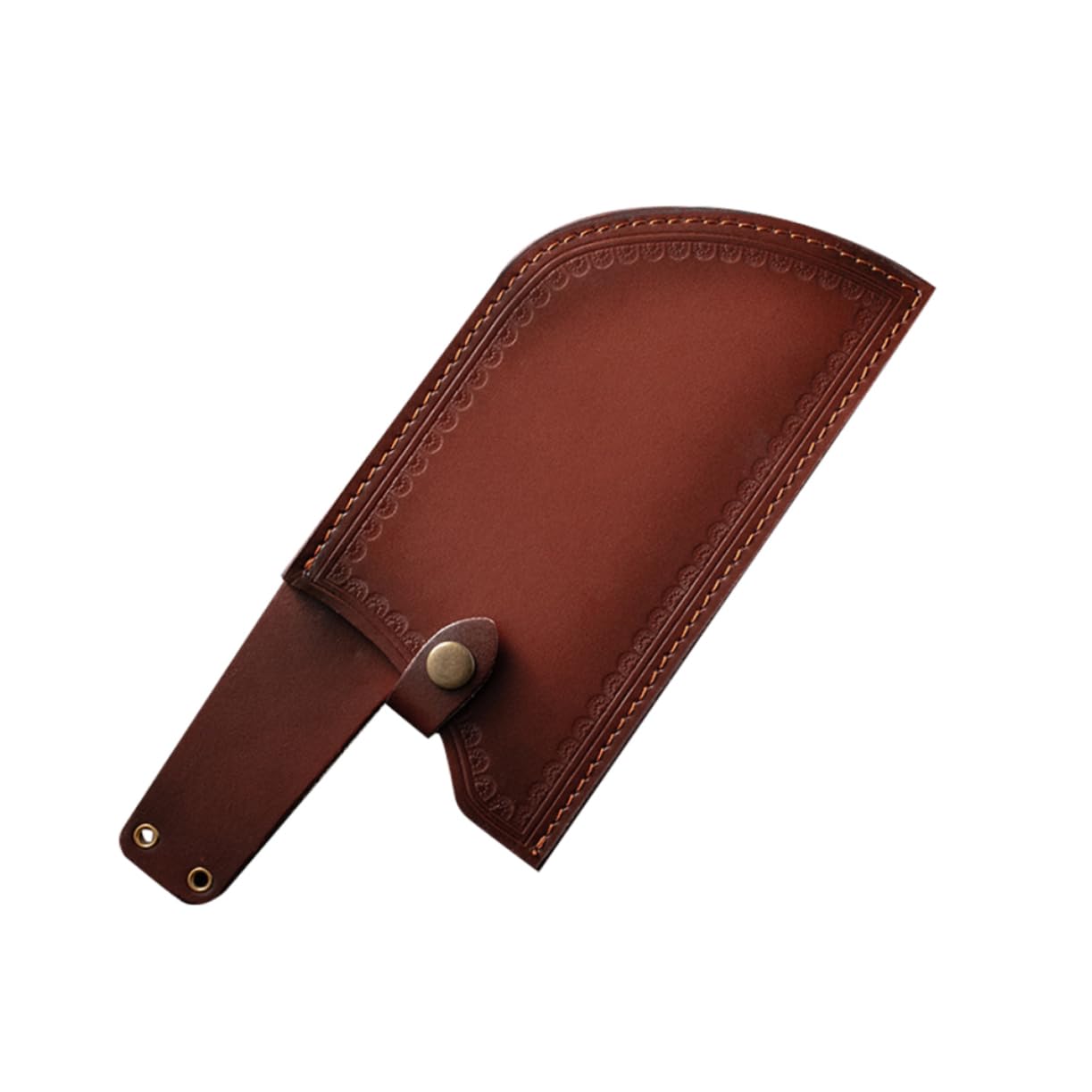 Kitchen Leather Case Chef Protector Cutting Side Draw Sheath Protector Sleeve Hunting Case Butcher Sleeves Chef Cover Holder Artificial Leather Household