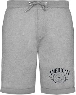AMERICAN COLLEGE USA, ACBER225 Grey Bermuda Shorts, Boys, Girls, Jogging Trousers, Leggings, Chinos, Tight-fitting Trousers, Sports Trousers, Children's Clothing, Unisex, Model ACBER225 Grey, gray