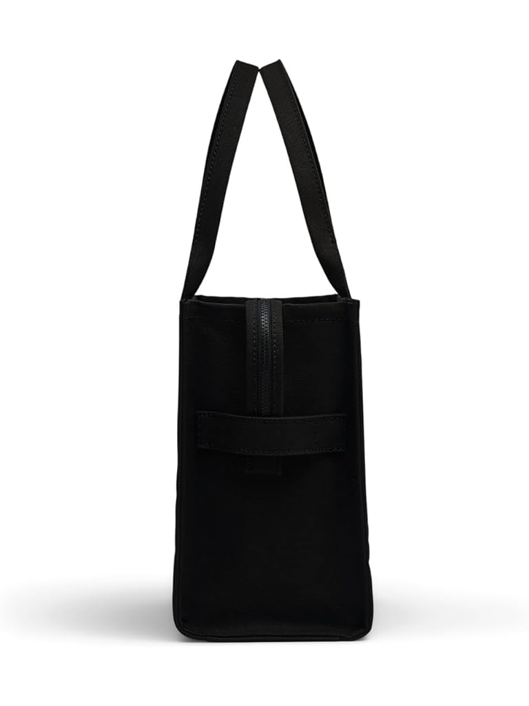 Black Marc Jacobs The Trompe L'oeil Charm Canvas Medium Tote Bag
