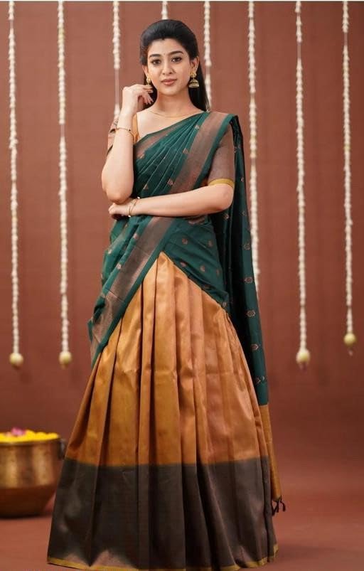 Image of RENVAANI FASHION Women's Traditional Semi-Stitched Lehenga Choli | Lehenga Choli for Women | Ethnic Wear Heavy Lehenga Choli With Dupatta
