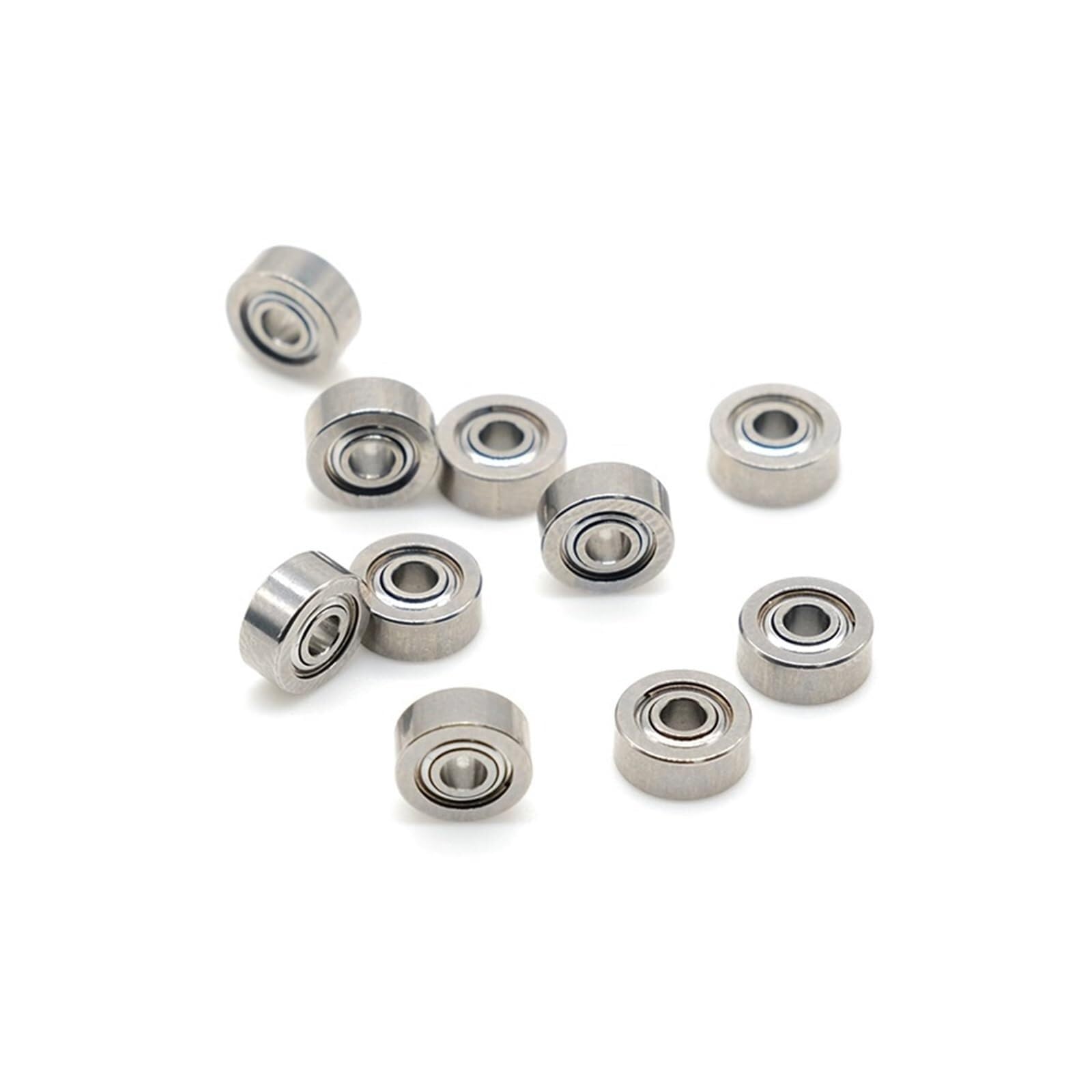 Gqnblvhzupdm One Color Industrial Shaft Bearings, 10 Pcs Mr63zz Bearings 3X6x2.5mm Abec 7 Mr63 Zz Miniature Steel Ball
