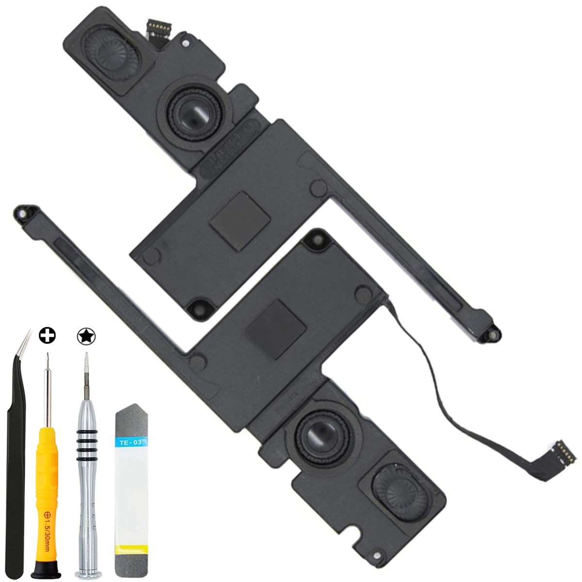 Ensemble de haut-parleurs interne à droite et gauche pour les haut-parleurs de remplacement compatible avec MacBook Pro 15 "Retina A1398 No. 609-0336-A Series (Mid 2012, début 2013) 2014 2015