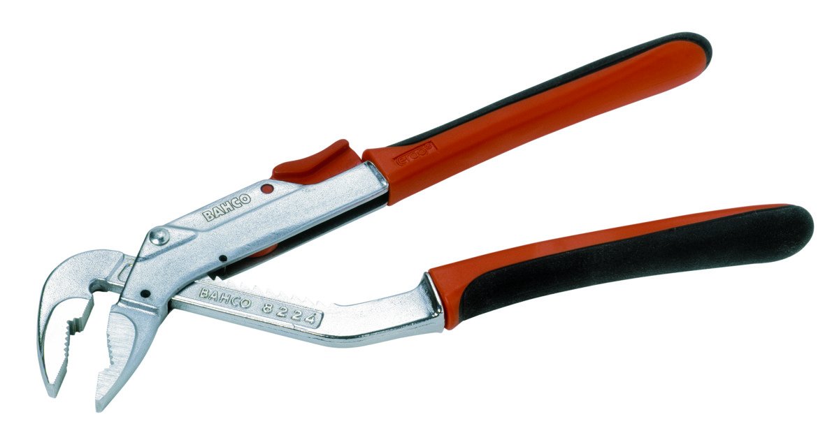Bahco Black/Orange/Silver Tenacilla Articulada Crom 300