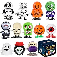 Max Fun 12pcs Halloween Wind Up Toys Assortment for Kids Halloween Party Favors Treat Bag Stuffers Goody Bag Filler Treats Prizes