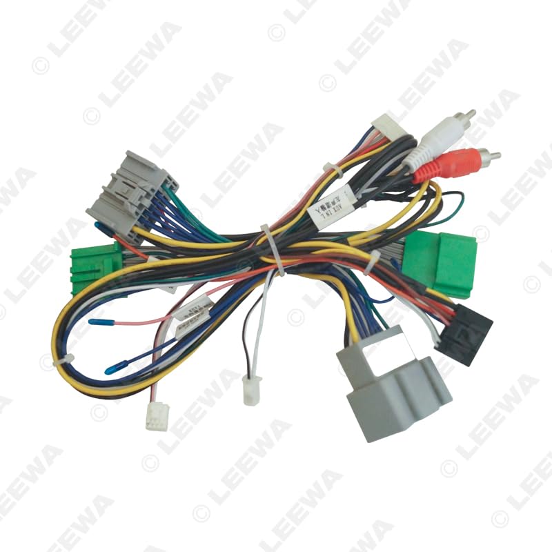 Car for Audio 16pin Wiring Harness with Canbus Box for Landrover Freelander 2 (06-12) Stereo Installation Wire Adapter #CA7307 - (Color Name: CANBUS Box)