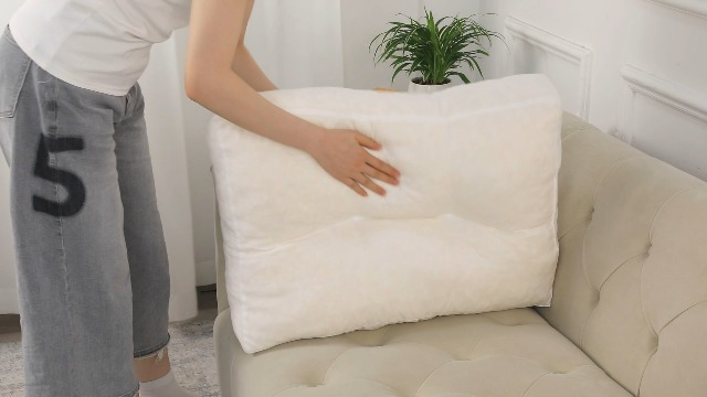 Amazon.com: HOMBYS Shredded Foam Sofa Back Cushions, Supportive